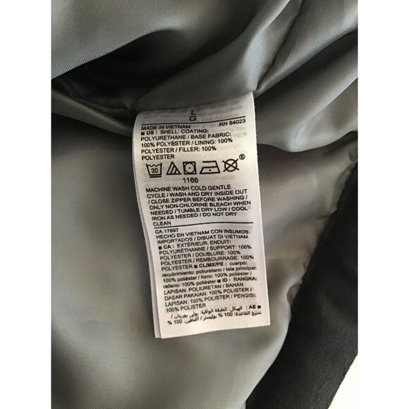 OLD NAVY-MENS GREY BUTTON/ZIP-UP CLOSURE POCKETS HOODIE PUFFER JACKET SIZE LARGE - Picture 7 of 7